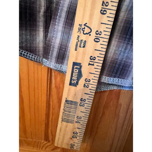 Rough Stock western pearl snap button down M Cotton long sleeve cowboy NFR - Picture 6 of 6